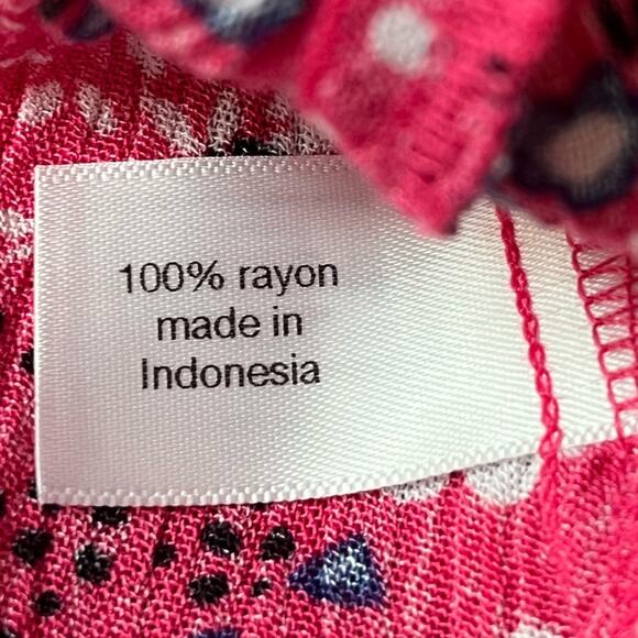 Lane Bryant Floral Patchwork Pattern Kimono Duster Pink Blue White Size 18/20 - Picture 6 of 9